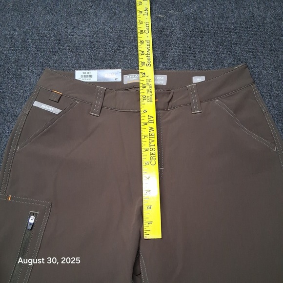 NWT Ariat Womens Rebar Perfect Rise Straight Leg Dritek Softshell Pants Size 30 - Picture 10 of 13
